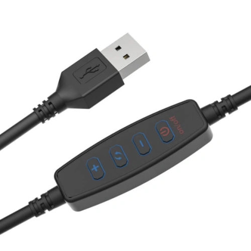 Stojak / statyw biurkowy na klips Blitzwolf BW-SL6 na telefon, z lampą LED