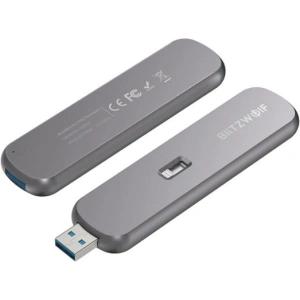 Obudowa zewnętrzna M.2 SSD BlitzWolf BW-SSDE2 NVMe, M-Key, USB-C, 10Gbps