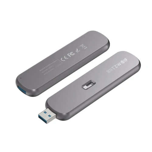 Obudowa zewnętrzna M.2 SSD BlitzWolf BW-SSDE2 NVMe, M-Key, USB-C, 10Gbps
