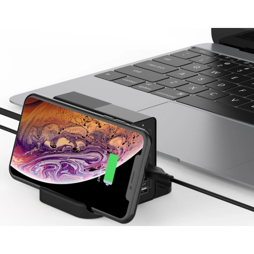 Ładowarka 6x USB Blitzwolf BW-S16, QC 3.0, PD3.0, 75W (Czarny)