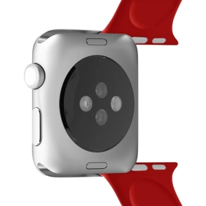 Elastyczny pasek sportowy PURO ICON Apple Watch 4/5/6/7/SE/8/9/10 40/41/42mm (S/M & M/L) (czerwony)