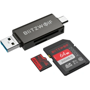 Czytnik kart SD USB-C / USB-A Blitzwolf BW-CR1