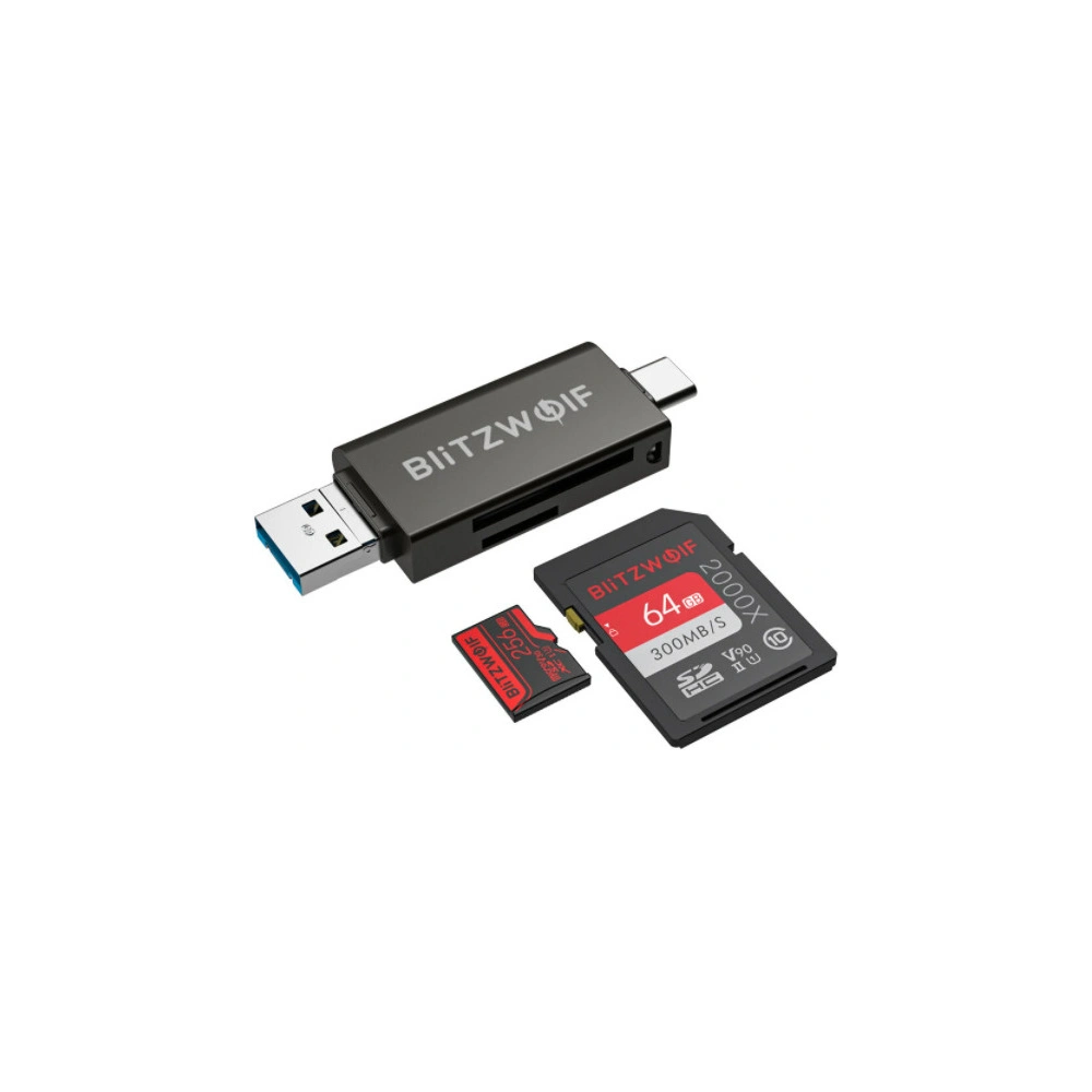 Wholesale Card reader SD USB-C / USB-A Blitzwolf BW-CR1 - BLZ310 - {ean13} - Hurt