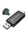 Hurtownia GSM - Czytnik kart SD USB-C / USB-A Blitzwolf BW-CR1 - BLZ310 - {ean13} - Hurt
