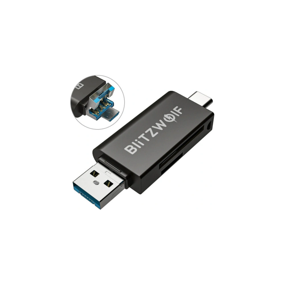 Wholesale Card reader SD USB-C / USB-A Blitzwolf BW-CR1 - BLZ310 - {ean13} - Hurt