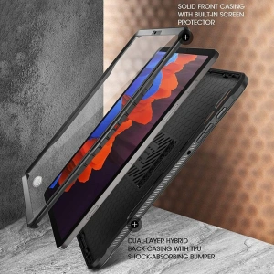 Wholesale Supcase Unicorn Beetle Pro Samsung Galaxy Tab S7+ Plus 12.4 Black - SPC140BLK - {ean13} - Hurt
