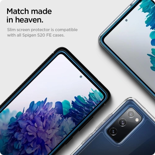 Szkło hartowane Spigen GLAS.tR Slim Samsung Galaxy S20 FE Black