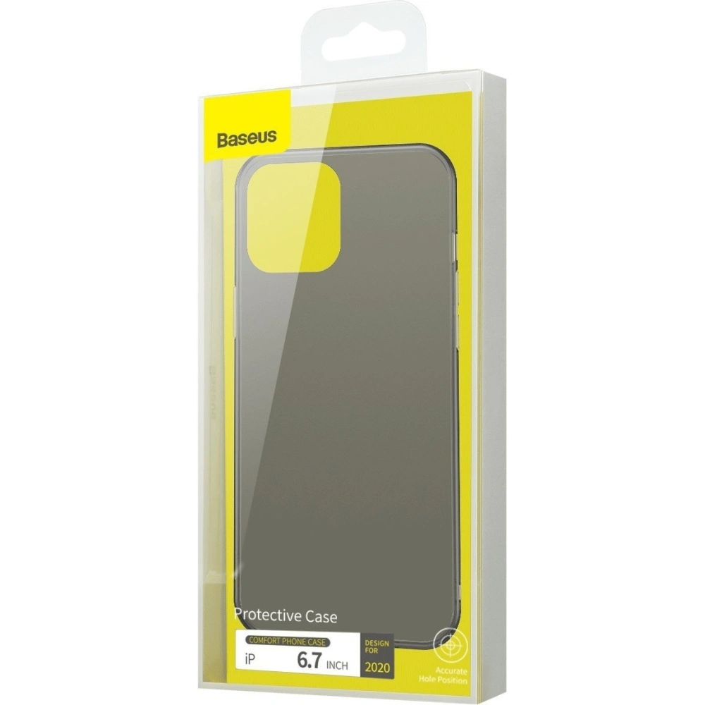 Wholesale Baseus Comfort Case Apple iPhone 12 Pro Max (black) - BSU1923BLK - {ean13} - Hurt