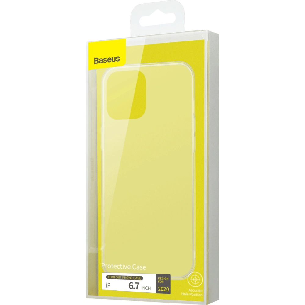 Wholesale Baseus Comfort Phone Case Apple iPhone 12 Pro Max (white) - BSU1930WHT - {ean13} - Hurt