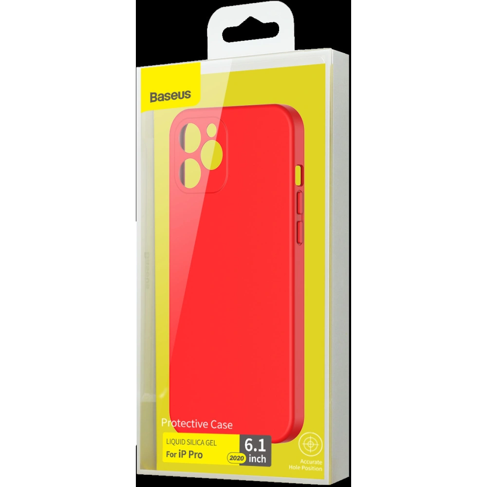Hurtownia GSM - Etui Baseus Liquid Silica Gel Case Apple iPhone 12 Pro (czerwony) - BSU1935RED - {ean13} - Hurt