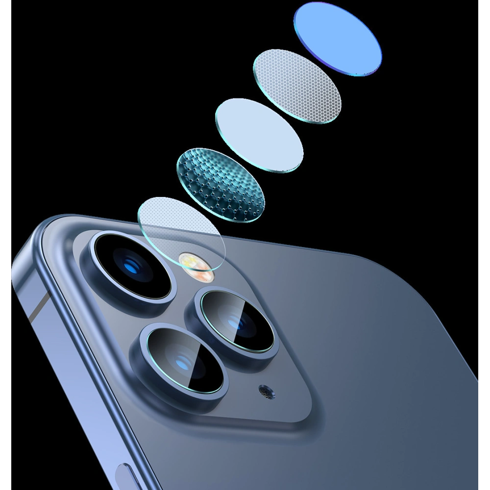 Hurtownia GSM - Folia ochronna 0.25mm na obiektyw Baseus Gem Camera Lens Protective Film Apple iPhone 12 Pro/12 Pro Max (2 sztuki) - BSU1937 - {ean13} - Hurt