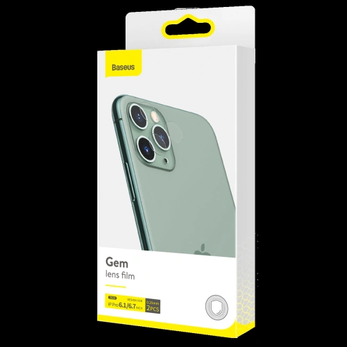 Folia ochronna 0.25mm na obiektyw Baseus Gem Camera Lens Protective Film Apple iPhone 12 Pro/12 Pro Max (2 sztuki)