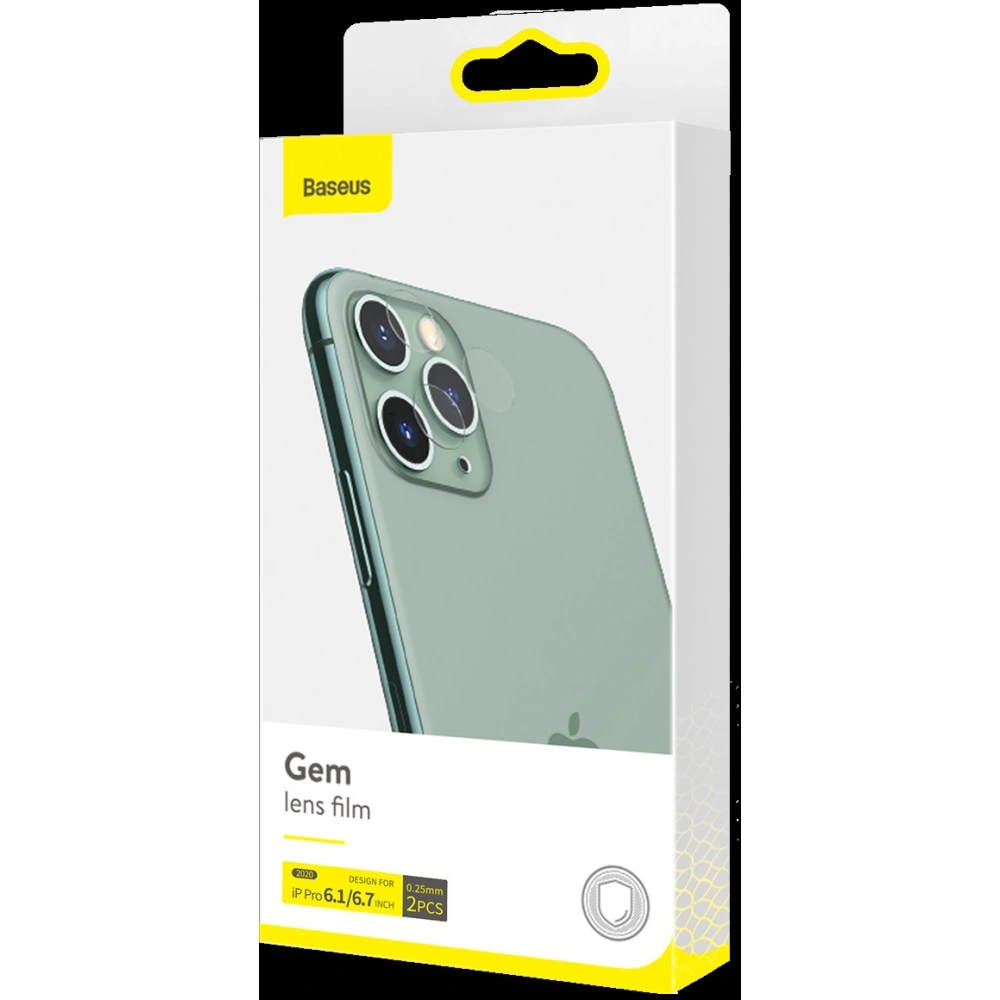 Hurtownia GSM - Folia ochronna 0.25mm na obiektyw Baseus Gem Camera Lens Protective Film Apple iPhone 12 Pro/12 Pro Max (2 sztuki) - BSU1937 - {ean13} - Hurt