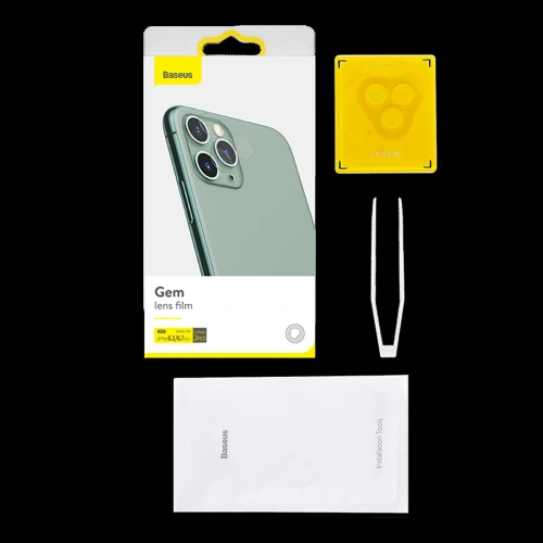 Folia ochronna 0.25mm na obiektyw Baseus Gem Camera Lens Protective Film Apple iPhone 12 Pro/12 Pro Max (2 sztuki)