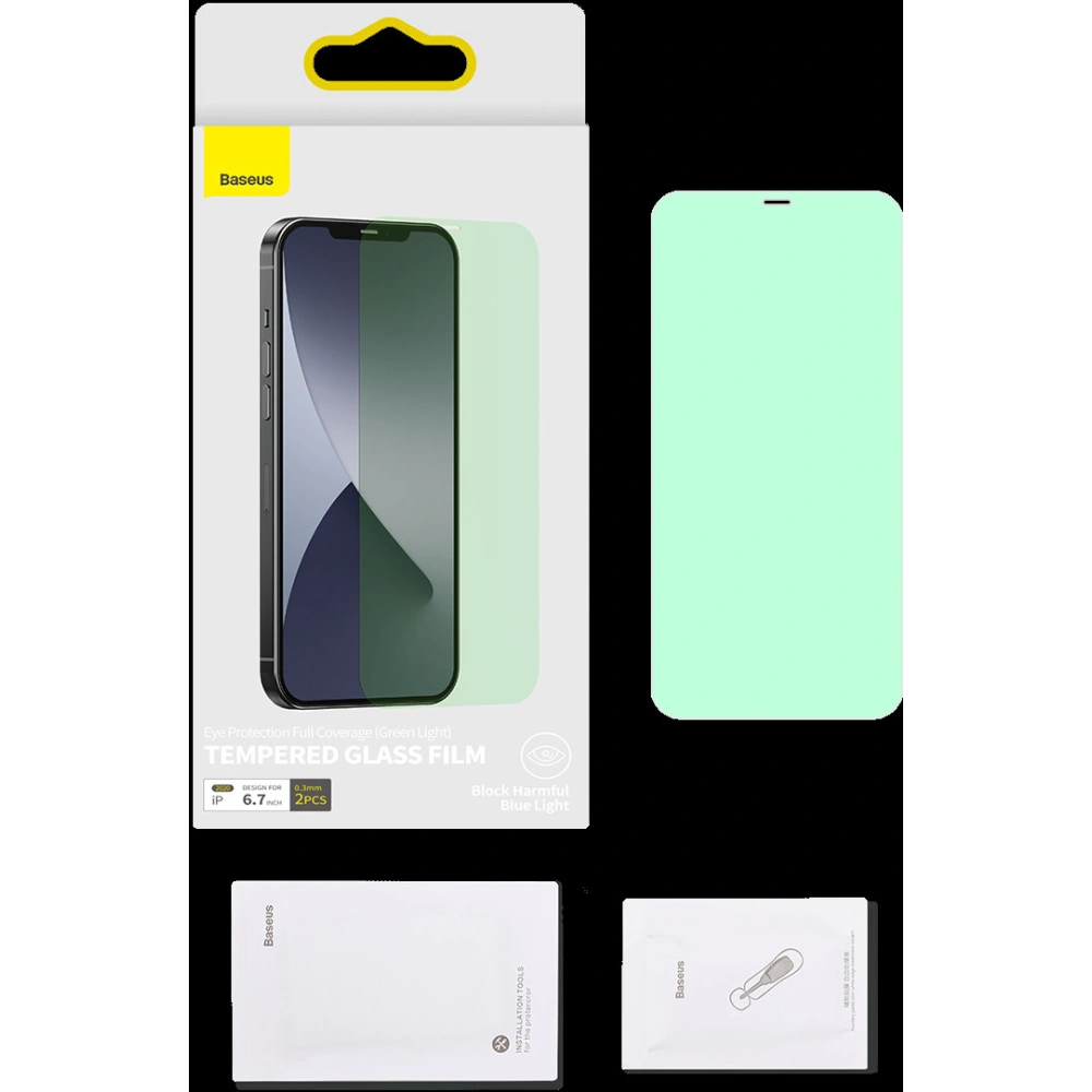 Hurtownia GSM - Szkło hartowane 0.15mm Baseus Eye-Protection Apple iPhone 12 Pro Max (2 sztuki) - BSU1940 - {ean13} - Hurt