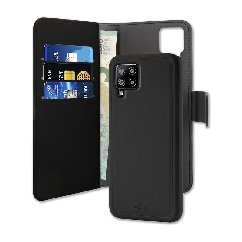 Hurtownia Puro - 8033830297694 - PUR368BLK - Etui PURO Wallet Detachable 2w1 Samsung Galaxy A42 5G (czarny) - B2B homescreen
