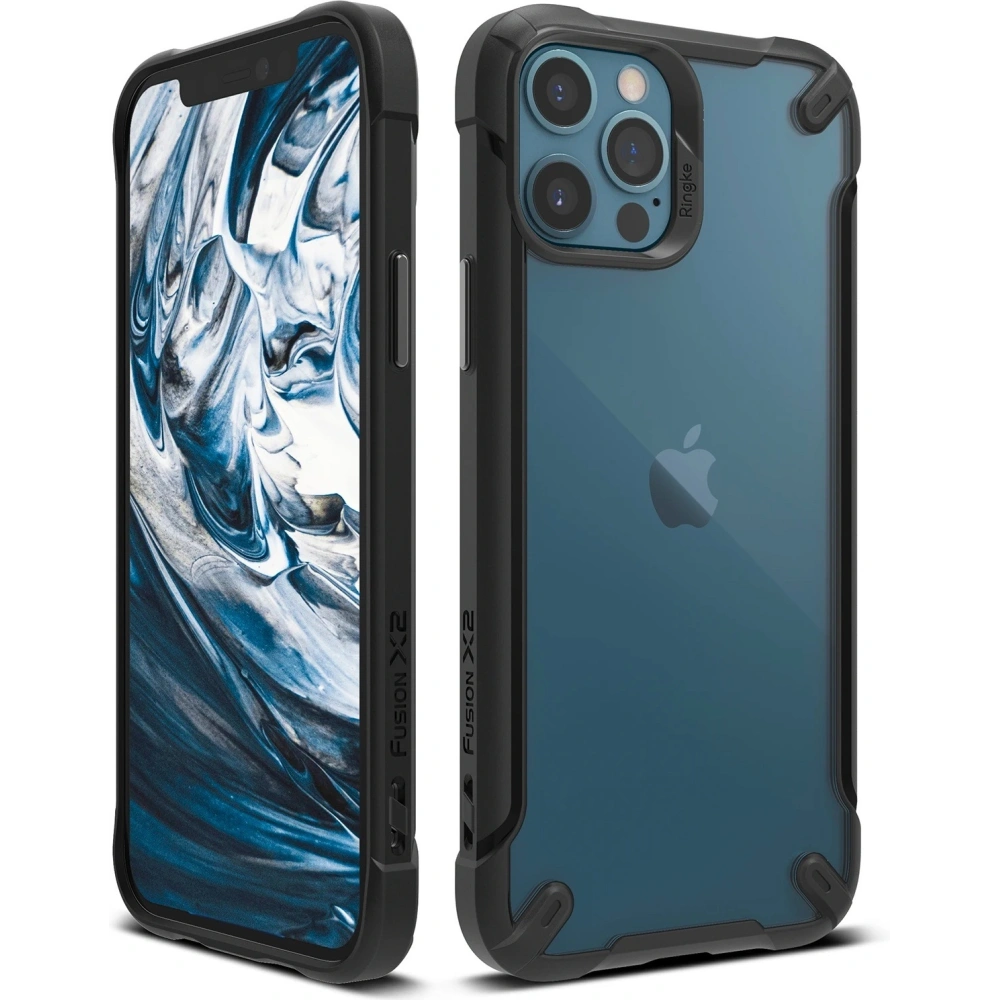 Wholesale Ringke Fusion-X2 Apple iPhone 12/12 Pro Black - RGK1304BLK - {ean13} - Hurt