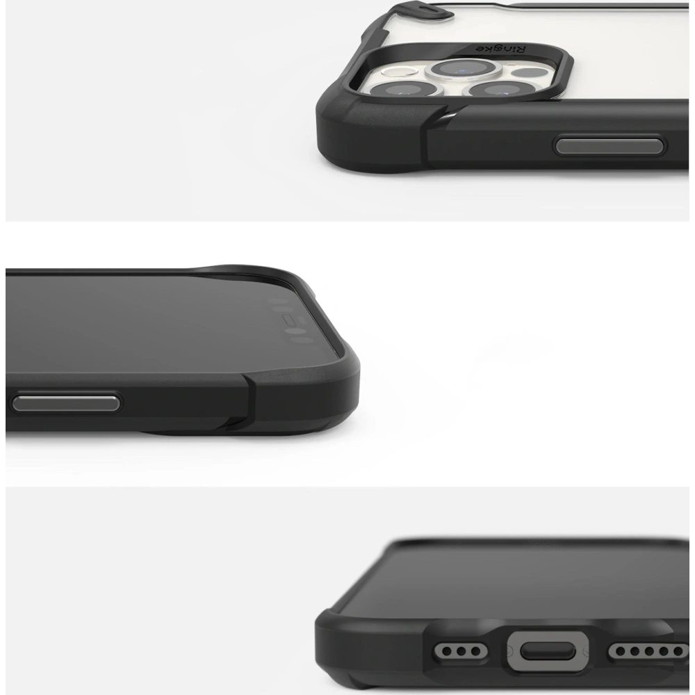 Hurtownia GSM - Etui Ringke Fusion-X2 Apple iPhone 12/12 Pro Black - RGK1304BLK - {ean13} - Hurt
