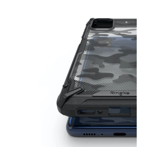 Hurtownia GSM - Etui Ringke Fusion-X Samsung Galaxy M51 Camo (Moro) Schwarz - RGK1307MBL - {ean13} - Hurt