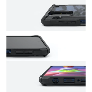 Hurtownia GSM - Etui Ringke Fusion-X Samsung Galaxy M51 Camo (Moro) Schwarz - RGK1307MBL - {ean13} - Hurt