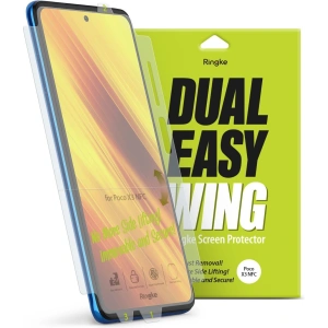 Folia hydrożelowa Ringke Dual Easy Wing Full Cover Pocophone X3/Pro/NFC [2 PACK]