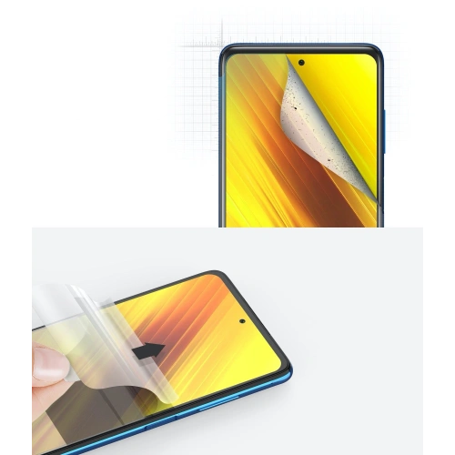 Folia hydrożelowa Ringke Dual Easy Wing Full Cover Pocophone X3/Pro/NFC [2 PACK]