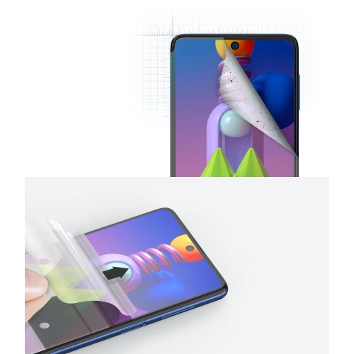 Folia hydrożelowa Ringke Dual Easy Wing Full Cover Samsung Galaxy M51 [2 PACK]