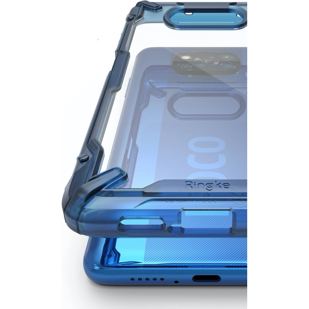 Wholesale Ringke Fusion-X Pocophone X3/Pro/NFC Camo (Moro) Black - RGK1312MBL - {ean13} - Hurt