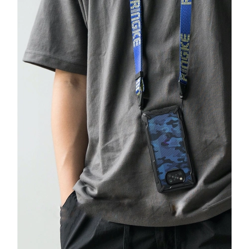 Etui Ringke Fusion-X Pocophone X3/Pro/NFC Camo (Moro) Black