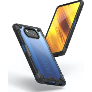 Etui Ringke Fusion-X Pocophone X3/Pro/NFC Space Blue