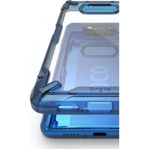 Etui Ringke Fusion-X Pocophone X3/Pro/NFC Space Blue