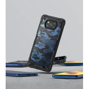 Etui Ringke Fusion-X Pocophone X3/Pro/NFC Space Blue