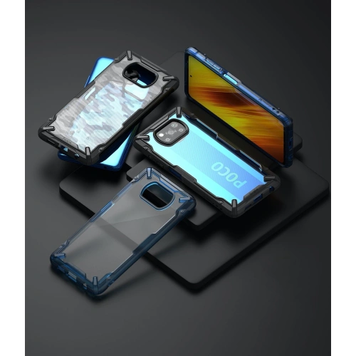 Etui Ringke Fusion-X Pocophone X3/Pro/NFC Black