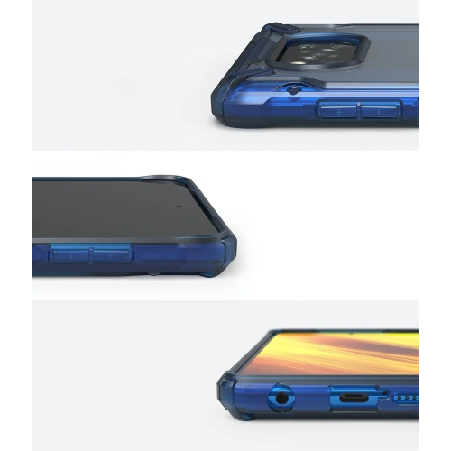 Etui Ringke Fusion-X Pocophone X3/Pro/NFC Space Blue