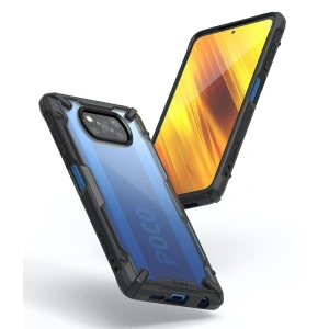 Etui Ringke Fusion-X Pocophone X3/Pro/NFC Black