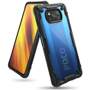 Ringke Fusion-X Pocophone X3/Pro/NFC Black