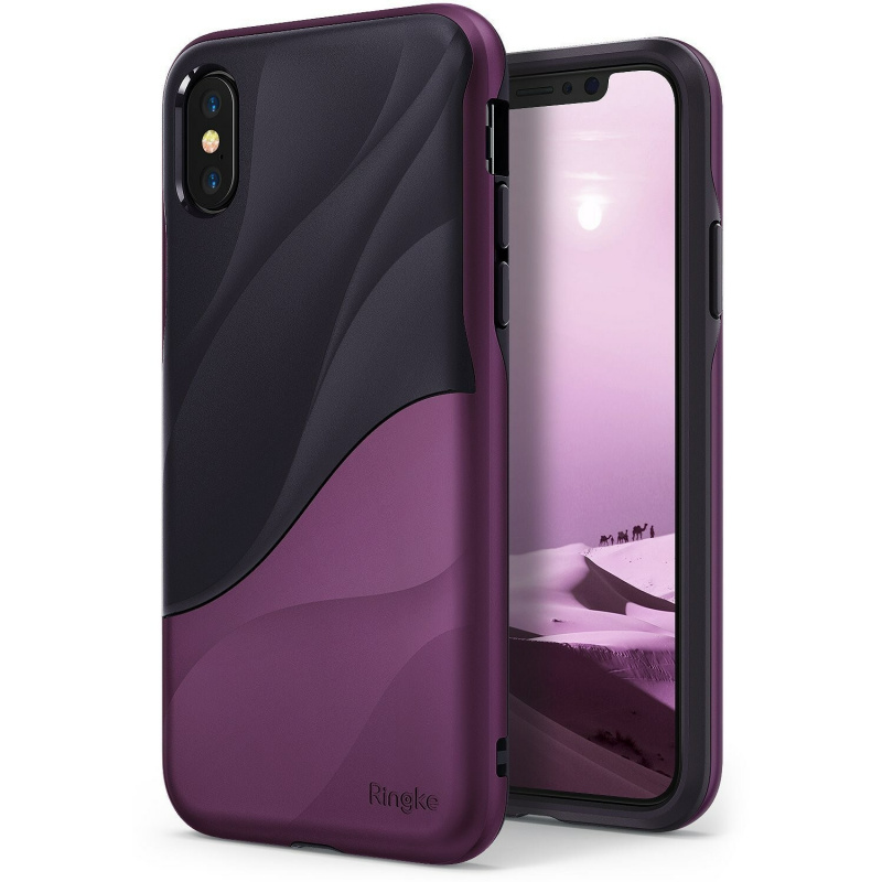 Ringke Distributor - 8809628564008 - [KOSZ] - Ringke Wave iPhone XS/X 5.8 Metallic Purple - B2B homescreen