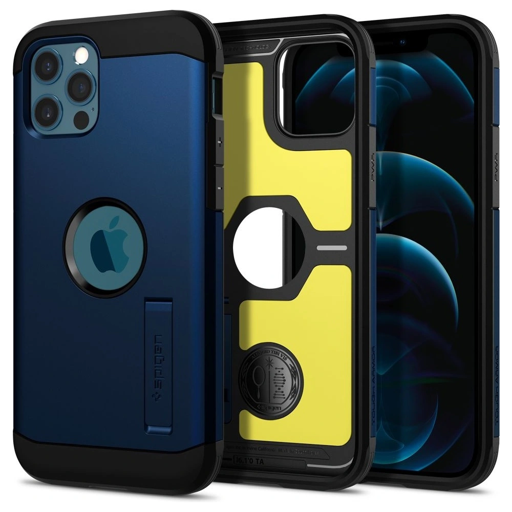 Hurtownia GSM - Etui Spigen Tough Armor Apple iPhone 12/12 Pro Navy Blue - SPN1361BLU - {ean13} - Hurt