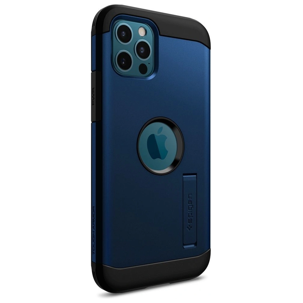 Wholesale Spigen Tough Armor Apple iPhone 12/12 Pro Navy Blue - SPN1361BLU - {ean13} - Hurt