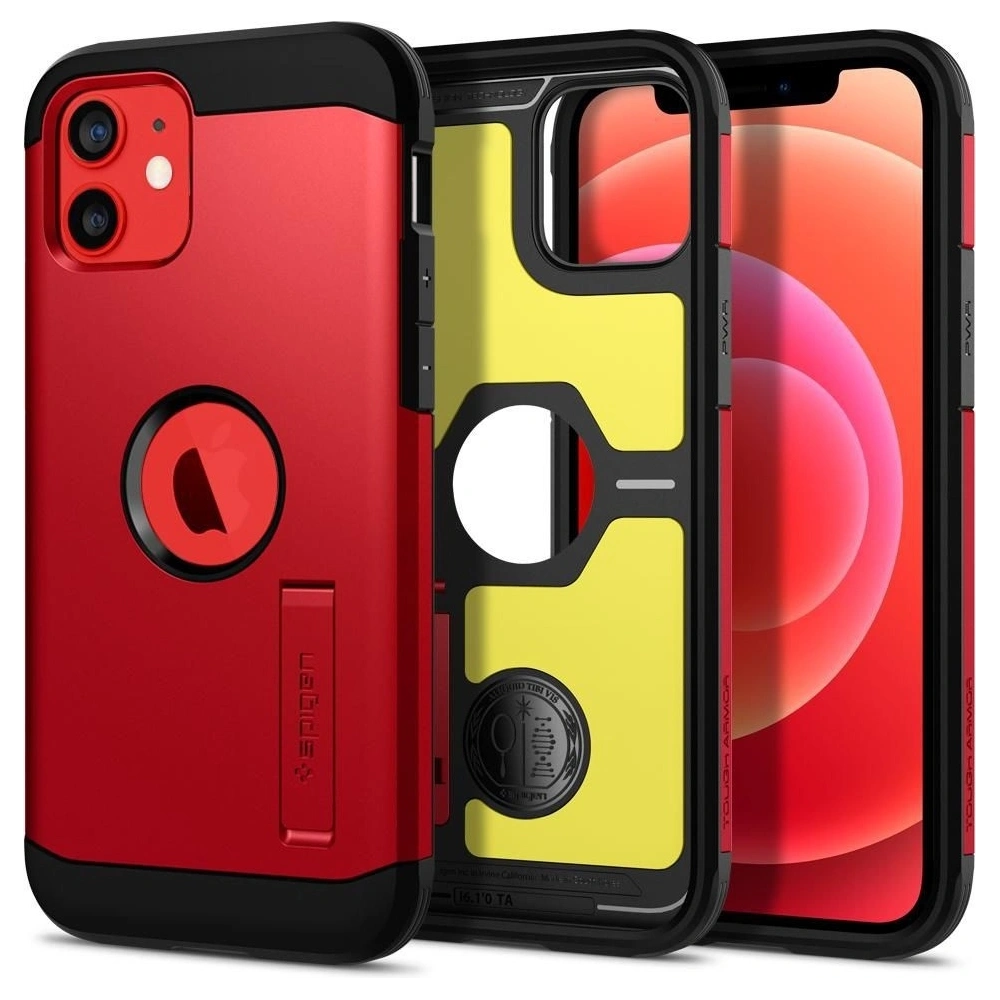 Hurtownia GSM - Etui Spigen Tough Armor Apple iPhone 12/12 Pro Red - SPN1364RED - {ean13} - Hurt