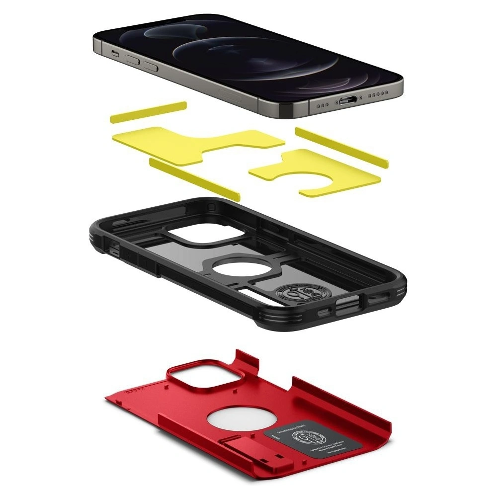 Hurtownia GSM - Etui Spigen Tough Armor Apple iPhone 12/12 Pro Red - SPN1364RED - {ean13} - Hurt