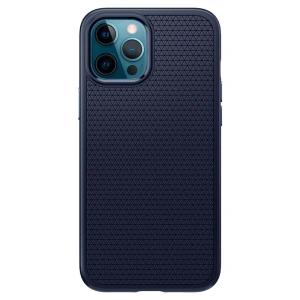 Etui Spigen Liquid Air Apple iPhone 12/12 Pro Marineblau
