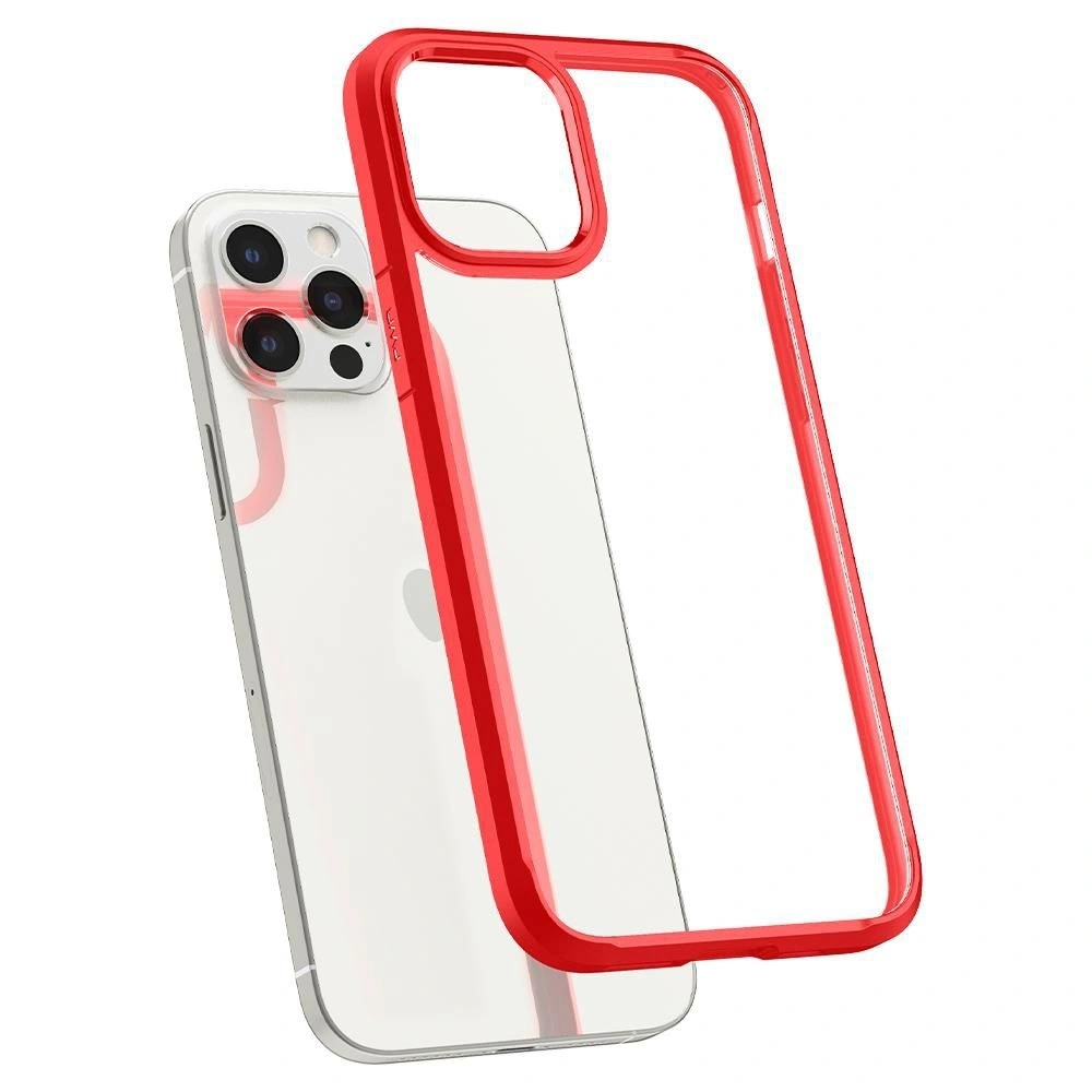 Hurtownia GSM - Etui Spigen Ultra Hybrid Apple iPhone 12/12 Pro Red - SPN1367RED - {ean13} - Hurt
