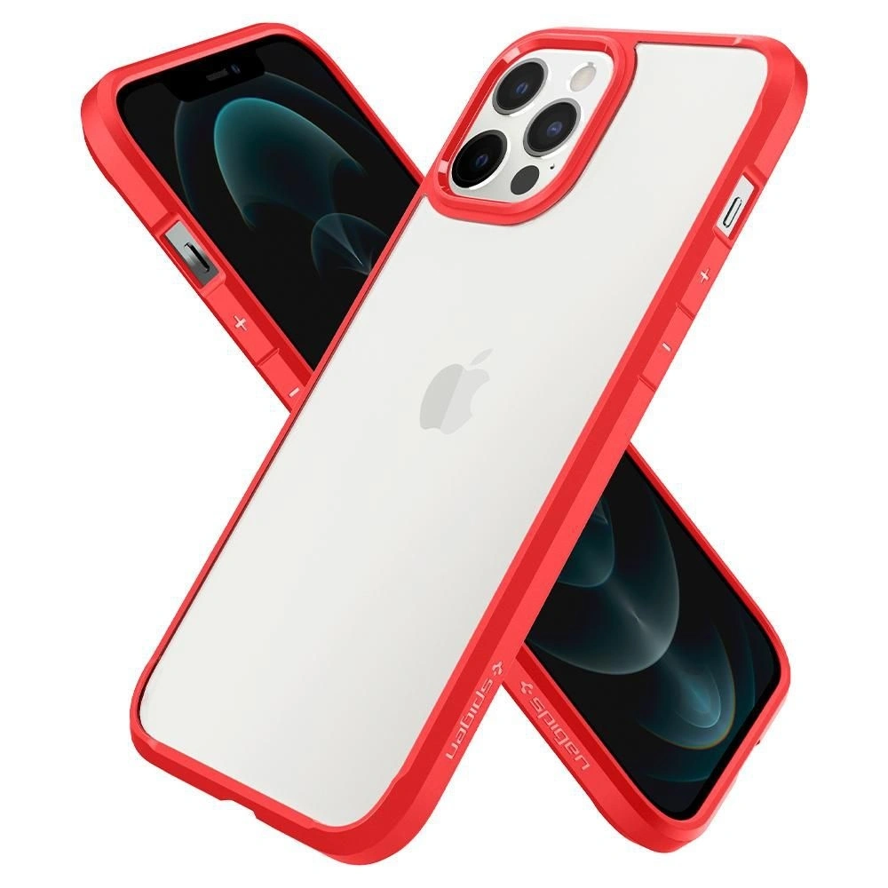 Hurtownia GSM - Etui Spigen Ultra Hybrid Apple iPhone 12/12 Pro Red - SPN1367RED - {ean13} - Hurt