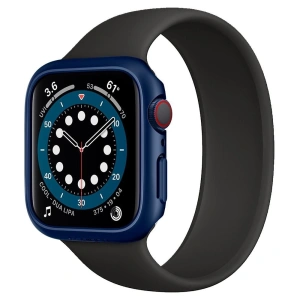 Etui Spigen Thin Fit Apple Watch 4/5/6/7/8/9/SE 44/45mm Fém Kék