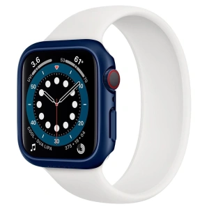 Etui Spigen Thin Fit Apple Watch 4/5/6/7/8/9/SE 44/45mm Fém Kék