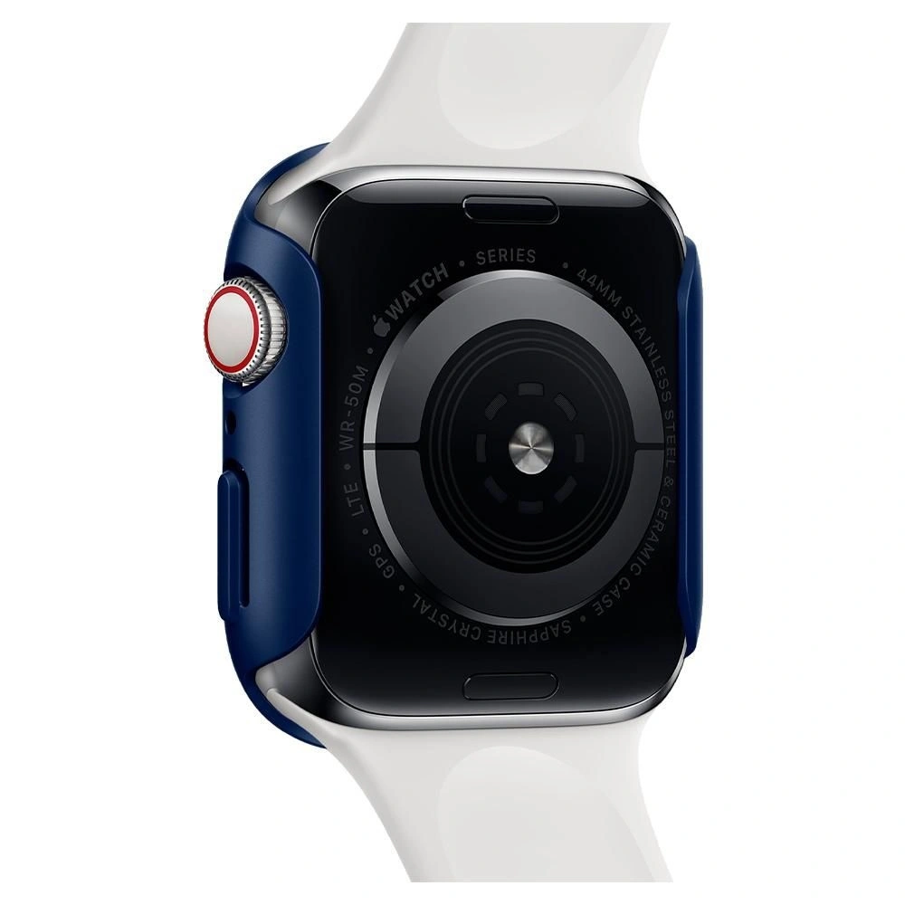 Hurtownia GSM - Etui Spigen Thin Fit Apple Watch 4/5/6/7/8/9/SE 44/45mm Metallic Blue - SPN1368BLU - {ean13} - Hurt