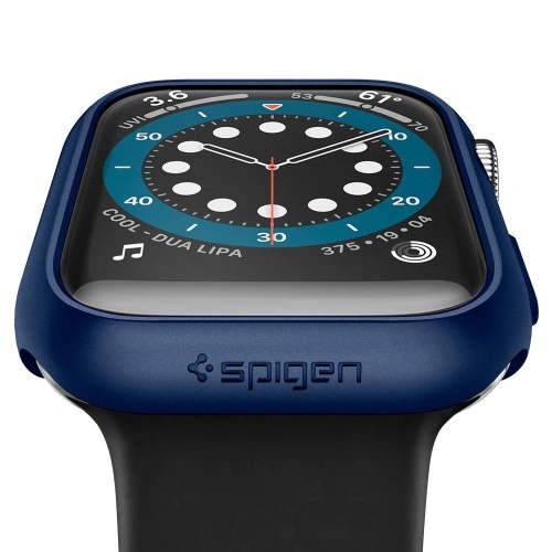 Etui Spigen Thin Fit Apple Watch 4/5/6/7/8/9/SE 44/45mm Metallic Blue