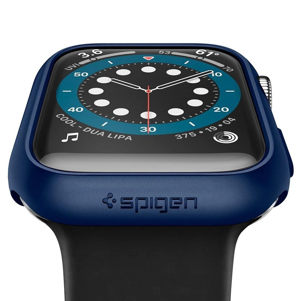 Hurtownia GSM - Etui Spigen Thin Fit Apple Watch 4/5/6/7/8/9/SE 44/45mm Metallic Blue - SPN1368BLU - {ean13} - Hurt