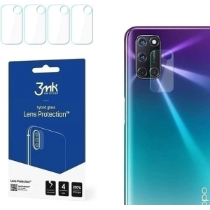 Hurtownia GSM - Szkło hybrydowe na obiektyw aparatu 3MK Lens Protection Oppo A72 [4 PACK] - 3MK1072 - {ean13} - Hurt